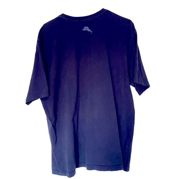 Tommy Bahama RELAX “Row With The Flow” Navy T-shirt - Picture 7 of 10
